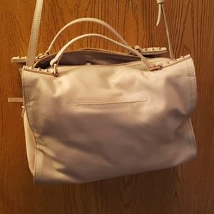 COPY - Light tan full grain leather satchel